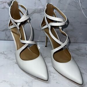 Michael Kors White Strappy Heels